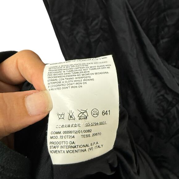 Dsquared2 Black Mini Dress Open Back Women’s Size Medium - Picture 11 of 12